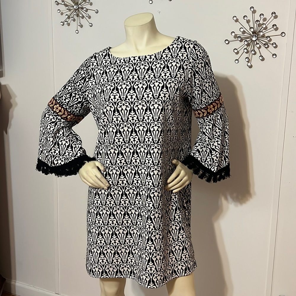 Uncle Frank, Bell Sleeves Midi Dress